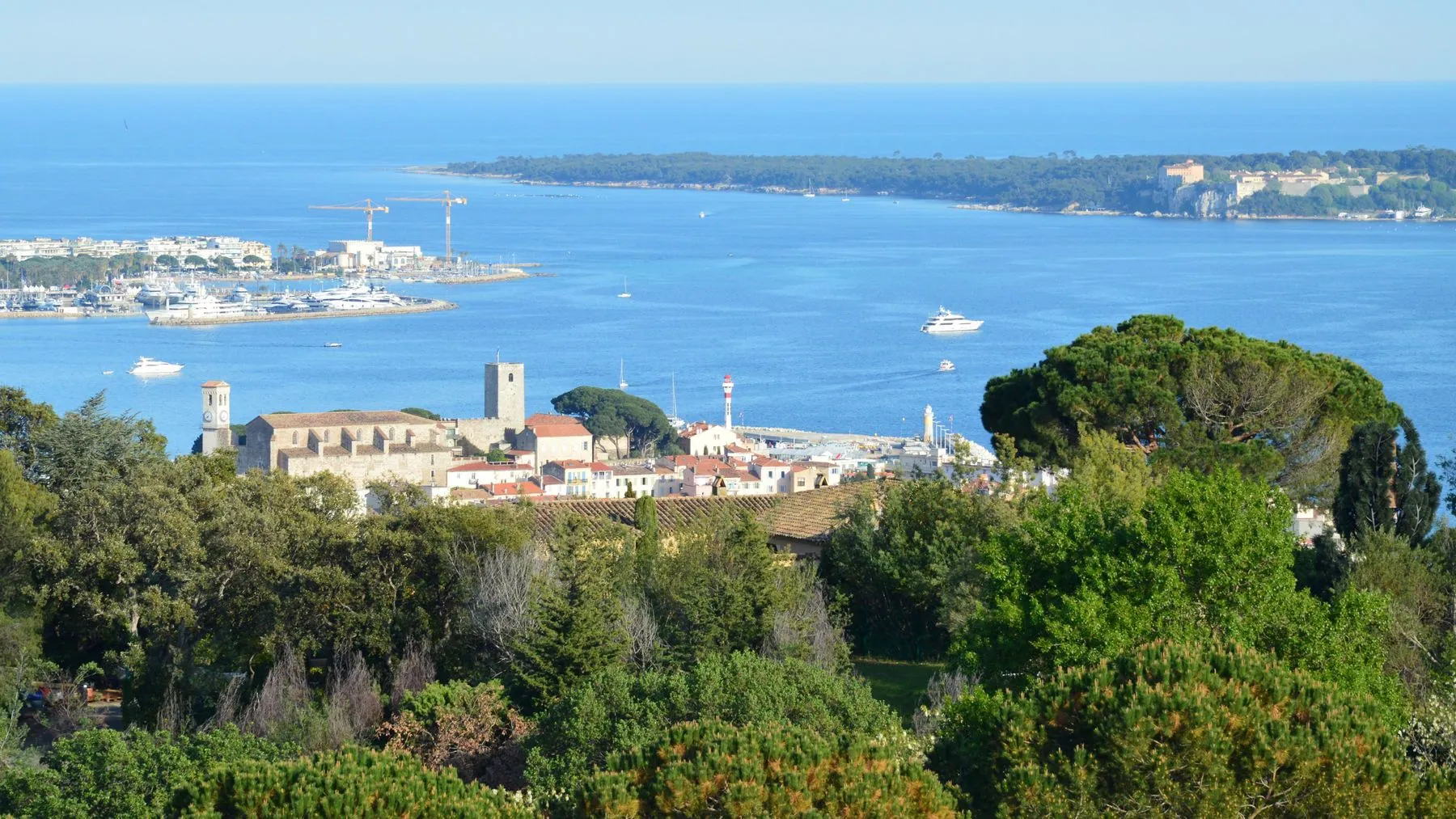 Vue panoramique de Cannes et de sa baie